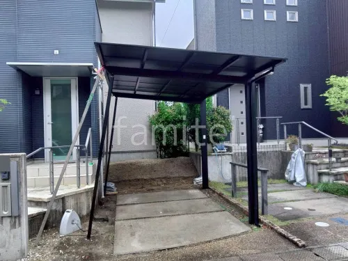 草津市 カーポート LIXIL ネスカF1台用