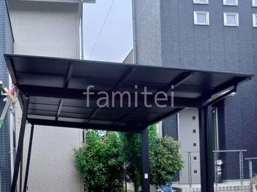 草津市 カーポート LIXIL ネスカF1台用