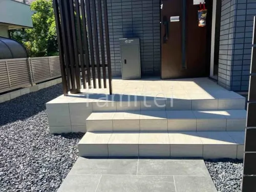 寝屋川市 新築シンプル オープン外構
