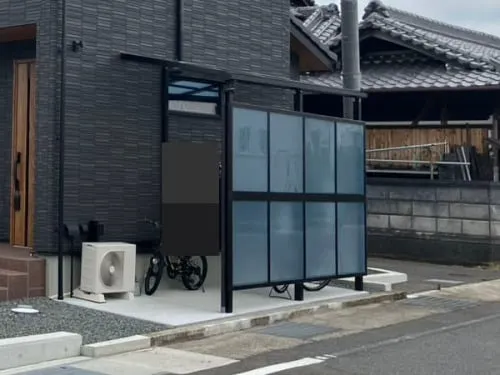 紀の川市 新築ベーシック オープン外構
