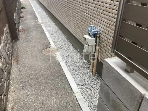 大阪市 新築ベーシック クローズ外構