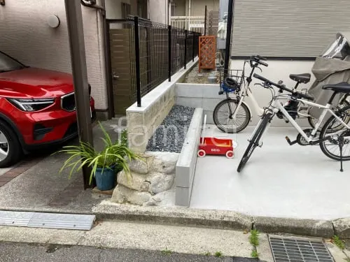 宝塚市 新築ベーシック オープン外構