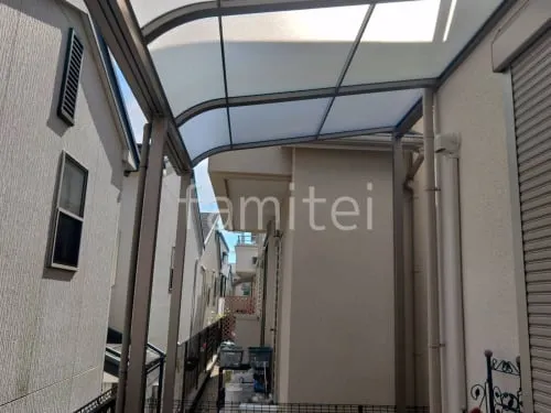 箕面市 1階テラス屋根 LIXIL スピーネR