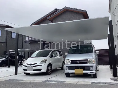 大和高田市 カーポート1台用 サイクルポート