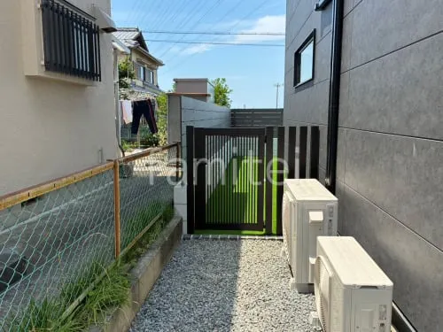 岸和田市 新築シンプル オープン外構
