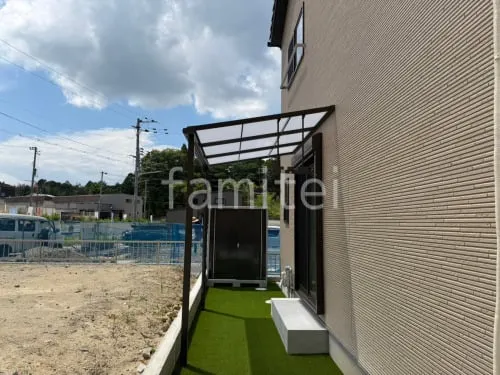 湖南市 新築シンプル オープン外構