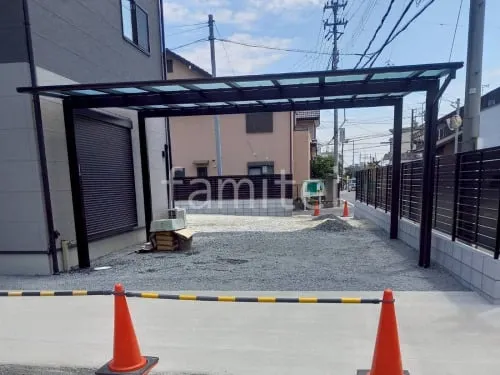 大津市 新築ベーシック オープン外構