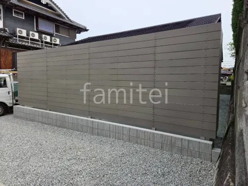 河合町 目隠しフェンス塀 グローベン プラドrichプラス