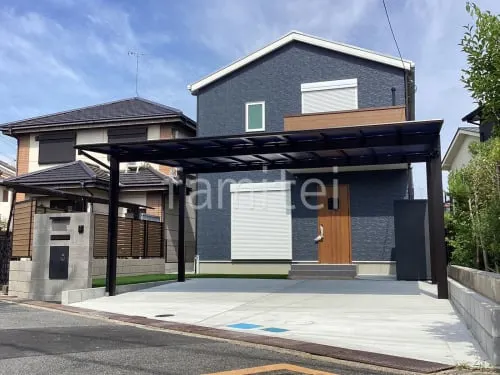 香芝市 新築シンプル オープン外構