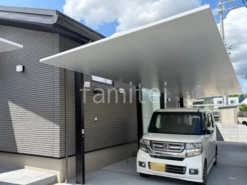 紀の川市 新築シンプル オープン外構