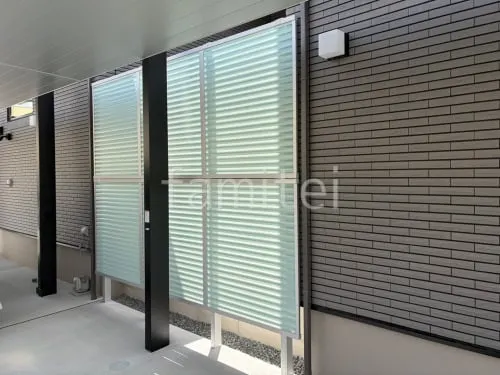 紀の川市 新築シンプル オープン外構