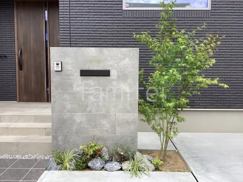 広陵町 新築シンプル オープン外構