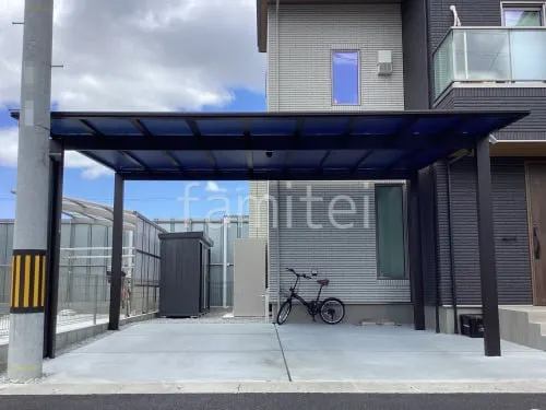 広陵町 新築シンプル オープン外構