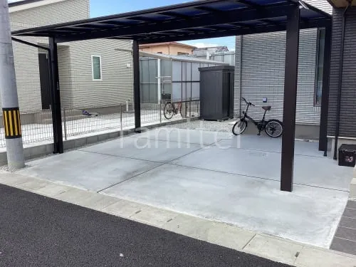 広陵町 新築シンプル オープン外構