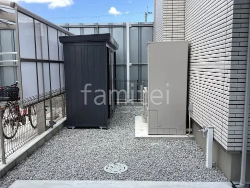 広陵町 新築シンプル オープン外構