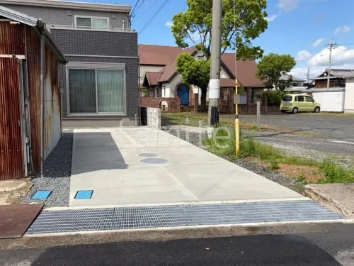 和歌山市 新築シンプル オープン外構