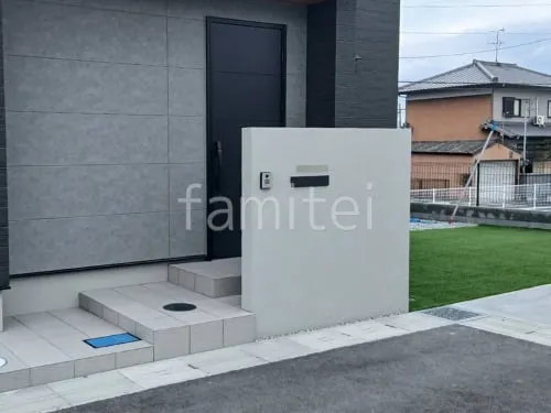 広陵町 新築シンプル オープン外構