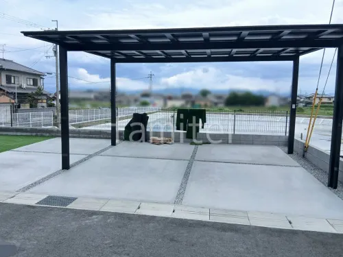 広陵町 新築シンプル オープン外構