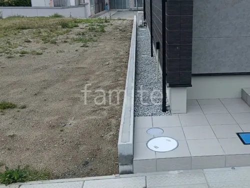 広陵町 新築シンプル オープン外構