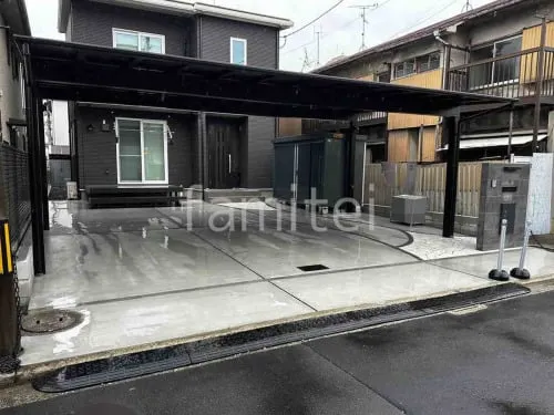 堺市 新築シンプル オープン外構