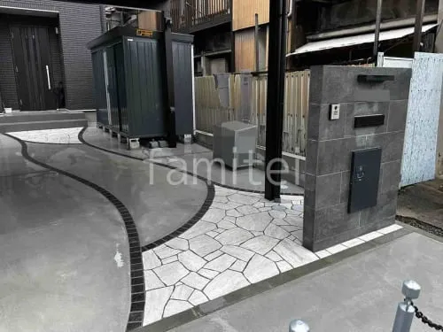 堺市 新築シンプル オープン外構