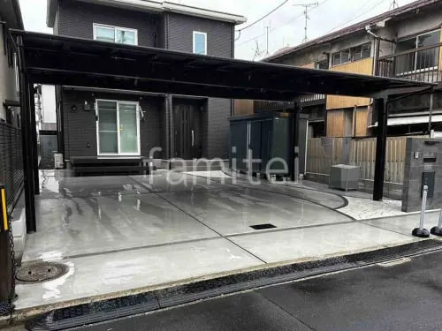 堺市 新築シンプル オープン外構