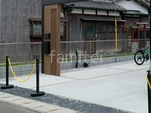 近江八幡市 新築ベーシック オープン外構