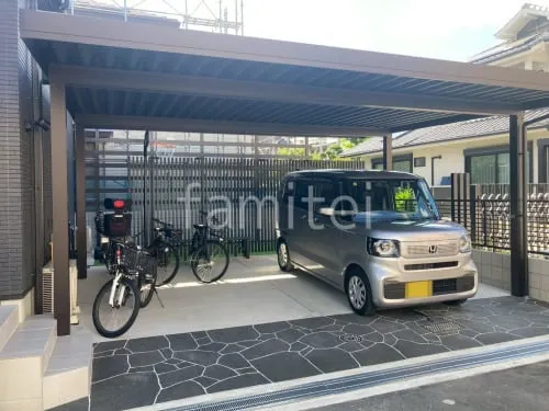 豊中市 新築シンプル オープン外構