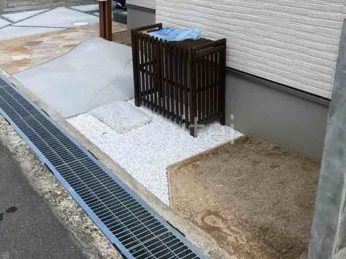 伊丹市 新築ナチュラル オープン外構