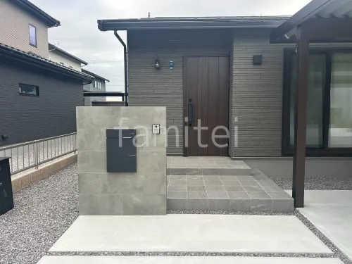 米原市 新築シンプル オープン外構