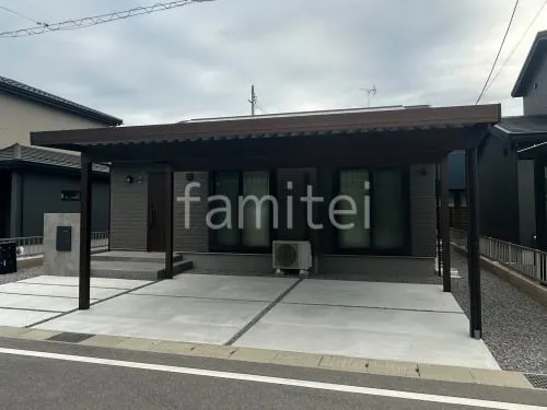 米原市 新築シンプル オープン外構