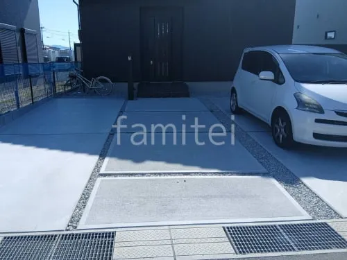 大和高田市 新築ベーシック オープン外構