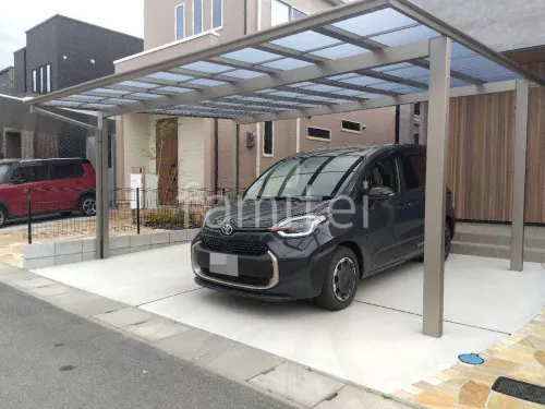 桜井市 新築シンプル オープン外構
