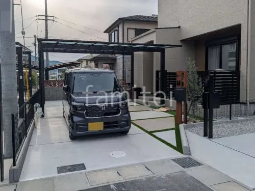 香芝市 新築ベーシック オープン外構