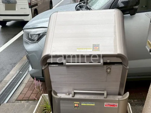 大阪市 ゴミストッカー 蓋交換