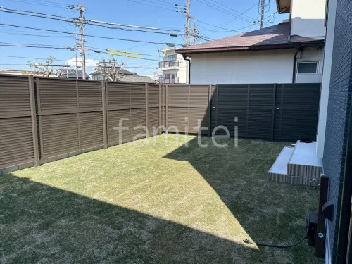 守山市 新築ベーシック オープン外構