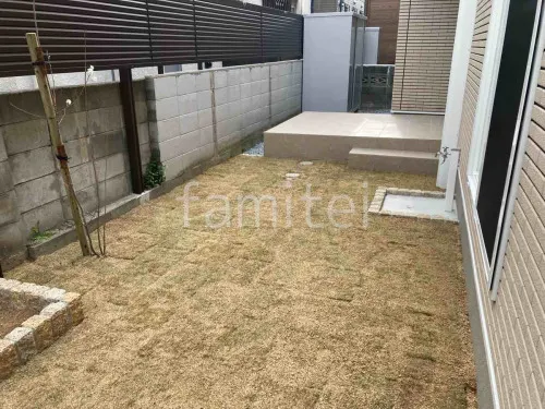 宝塚市 新築シンプル オープン外構