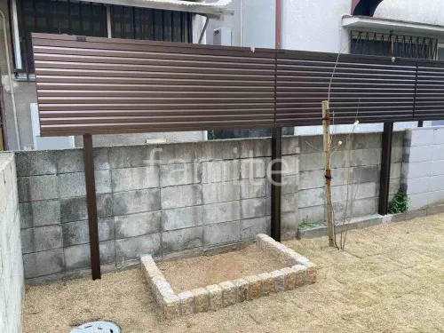 宝塚市 新築シンプル オープン外構