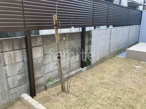 宝塚市 新築シンプル オープン外構