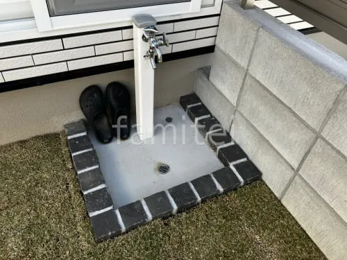 大和郡山市 新築シンプル セミクローズ外構