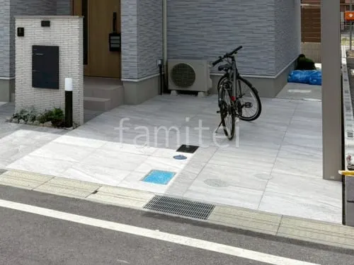 草津市 新築ナチュラル オープン外構