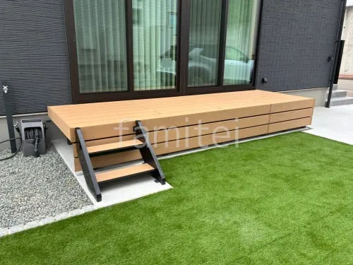 和歌山市 ウッドデッキ LIXIL 樹ら楽ステージ