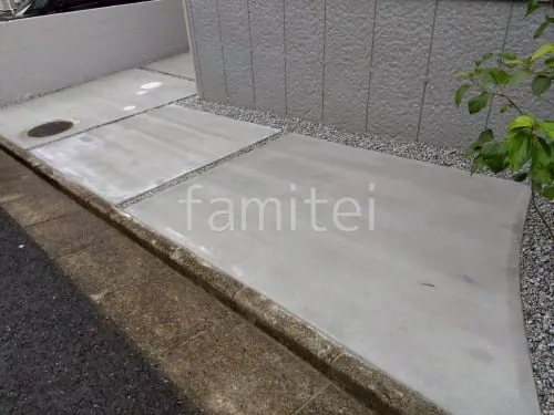 生駒市 新築シンプル オープン外構