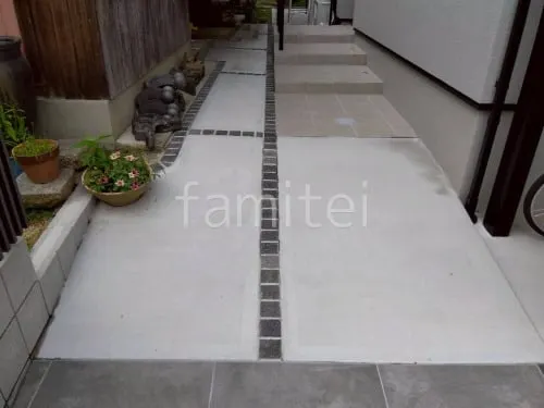 斑鳩町 新築シンプル オープン外構