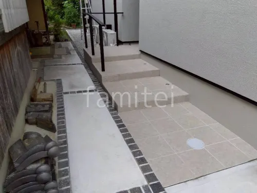 斑鳩町 新築シンプル オープン外構