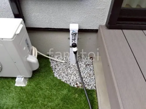 斑鳩町 新築シンプル オープン外構