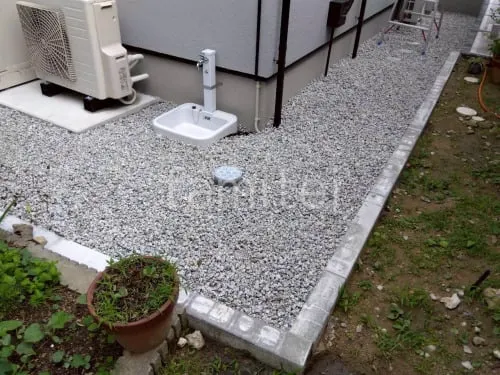 斑鳩町 新築シンプル オープン外構