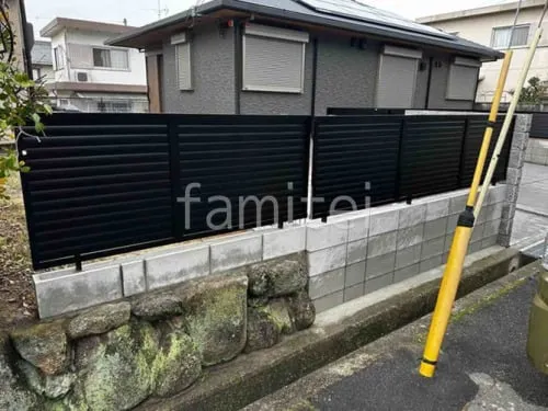 太子町 新築ベーシック セミクローズ外構