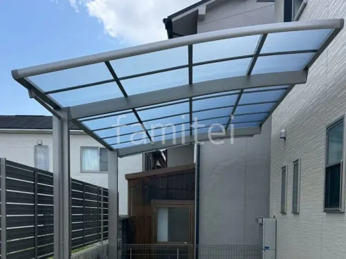大和高田市 カーポート 目隠しフェンス塀