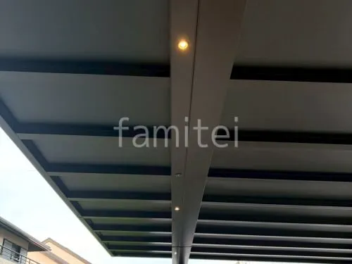 河合町 カーポート3台用 2階ベランダ屋根